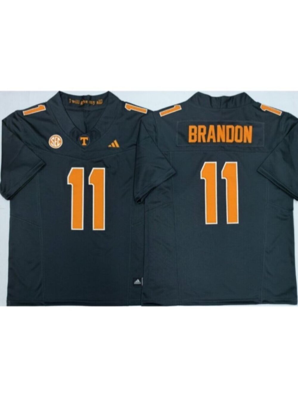 Faizon Brandon Black 11 Jersey Stitched Vapor